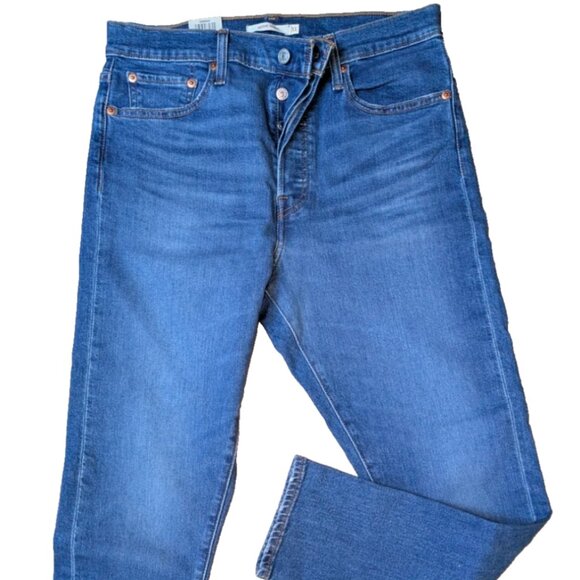 NWT Levi's Wedgie Skinny Women's Denim Jeans Size 12 W31 - Button Fly - Picture 2 of 5
